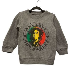 Zion Rootswear Bob Marley Kids Gray  sweatshirt size 18M